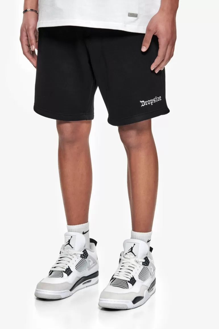 heavy_embo_sweatshorts_black_2.webp Best Dropsize Heavy Embo Sweatshorts Black