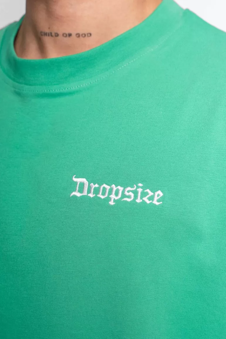 heavy_embo_tshirt_mint_green_3.webp Discount Dropsize Heavy Embo T-Shirt Mint Green