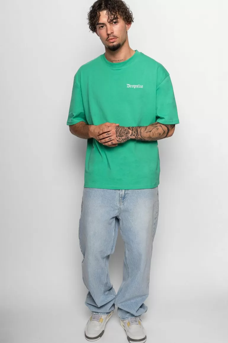 heavy_embo_tshirt_mint_green_4.webp Discount Dropsize Heavy Embo T-Shirt Mint Green