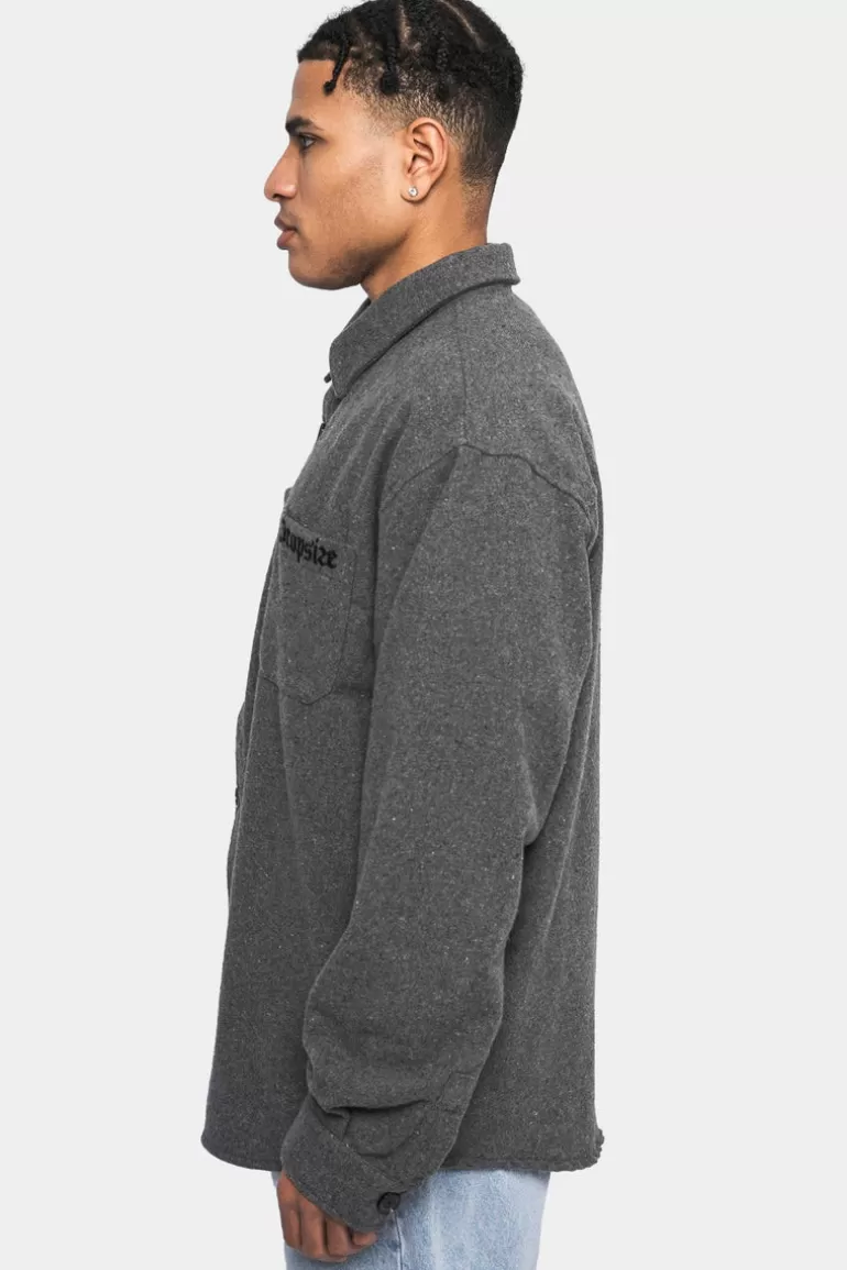 heavy_flannel_jacket_grey_2.webp Cheap Dropsize Heavy Flannel Jacket Grey