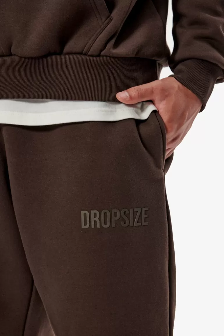 heavy_hd_print_jogger_chocolate_brown_4.webp Online Dropsize Heavy Hd Print Jogger Chocolate Brown