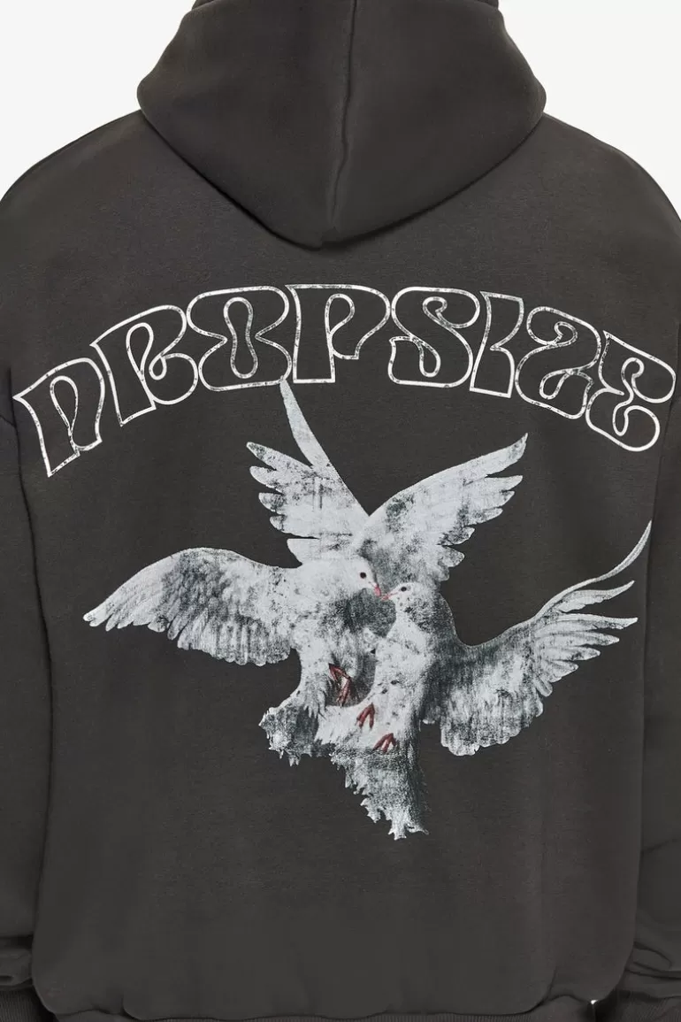 heavy_oversize_caress_doves_v2_hoodie_washed_black_3.webp Flash Sale Dropsize Heavy Oversize Caress Doves V2 Hoodie Washed Black