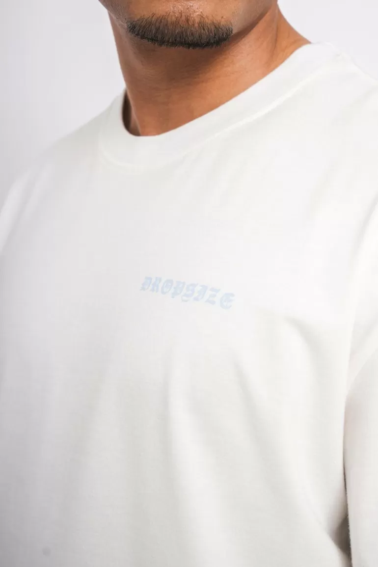 heavy_oversize_circle_design_tshirt_cream_whiteblue_4.webp Flash Sale Dropsize Heavy Oversize Circle Design T-Shirt Cream White/Blue