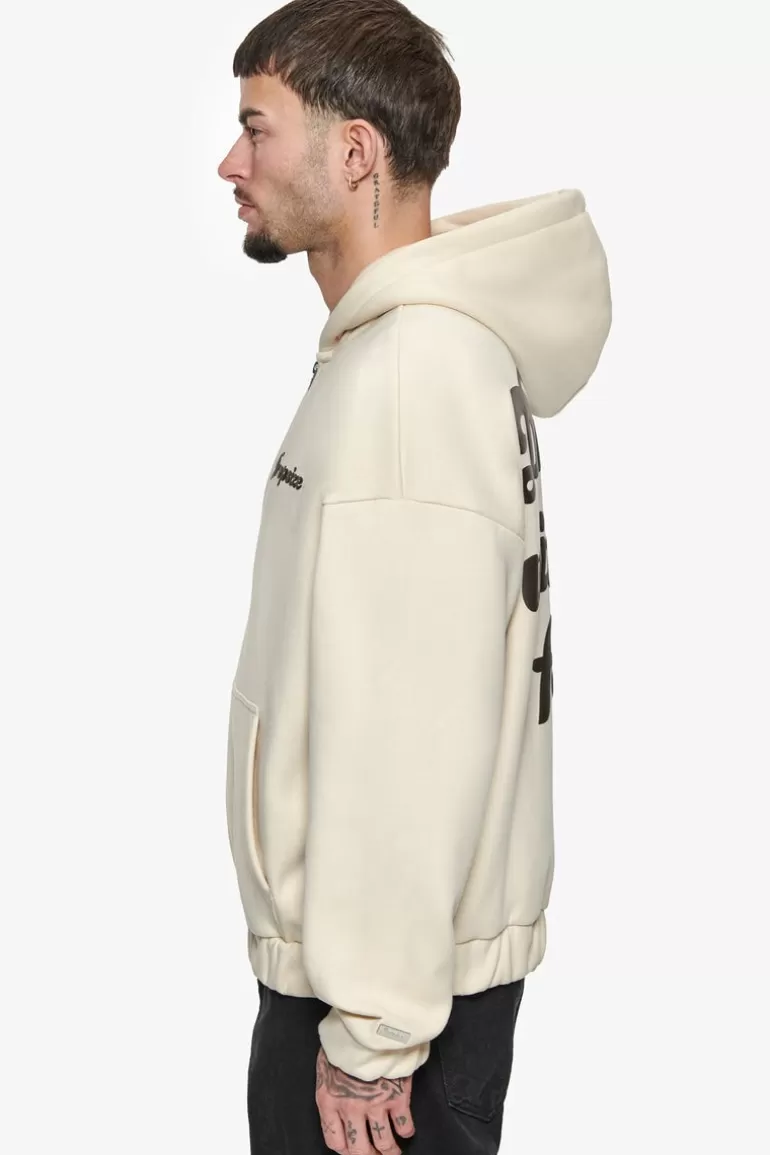 New Dropsize Heavy Oversize Dream Without Fear Zip Hoodie Coconut Milk