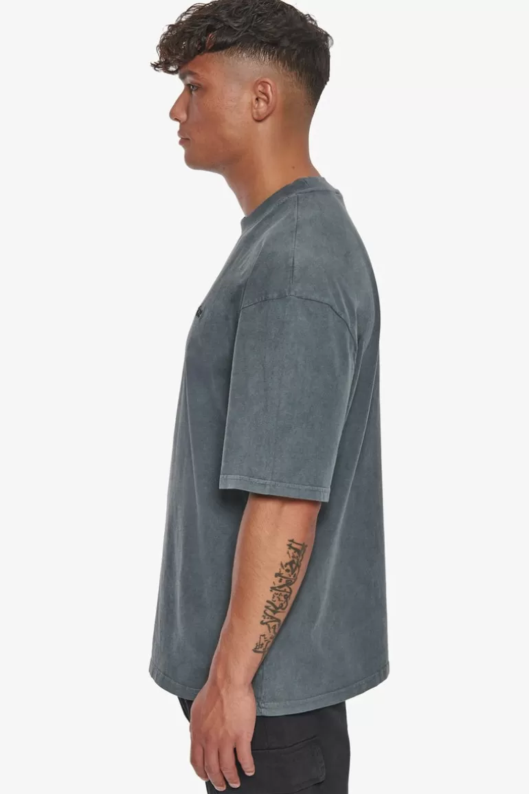 Shop Dropsize Heavy Oversize Embo T-Shirt Washed Grey