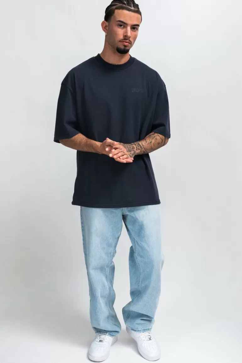 heavy_oversize_hd_print_tshirt_washed_navy_3.webp Sale Dropsize Heavy Oversize Hd Print T-Shirt Washed Navy