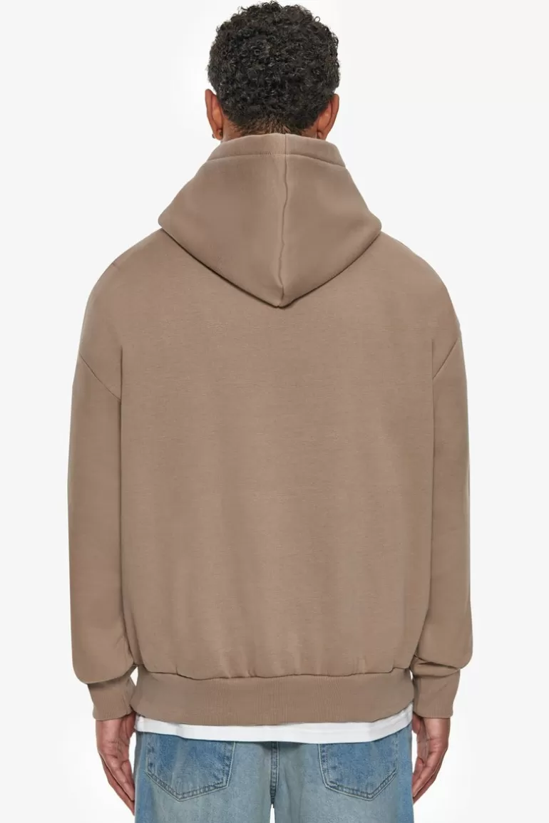 Discount Dropsize Heavy Oversize Mid Hd Hoodie Silver Mink Embossed