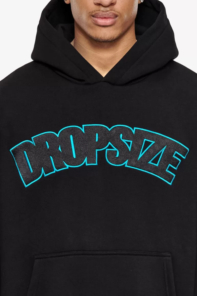 heavy_oversize_outline_embo_hoodie_black_3.webp Flash Sale Dropsize Heavy Oversize Outline Embo Hoodie Black