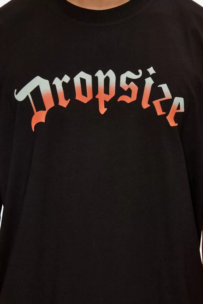 heavy_oversize_rainbow_tshirt_black_4.webp Online Dropsize Heavy Oversize Rainbow T-Shirt Black