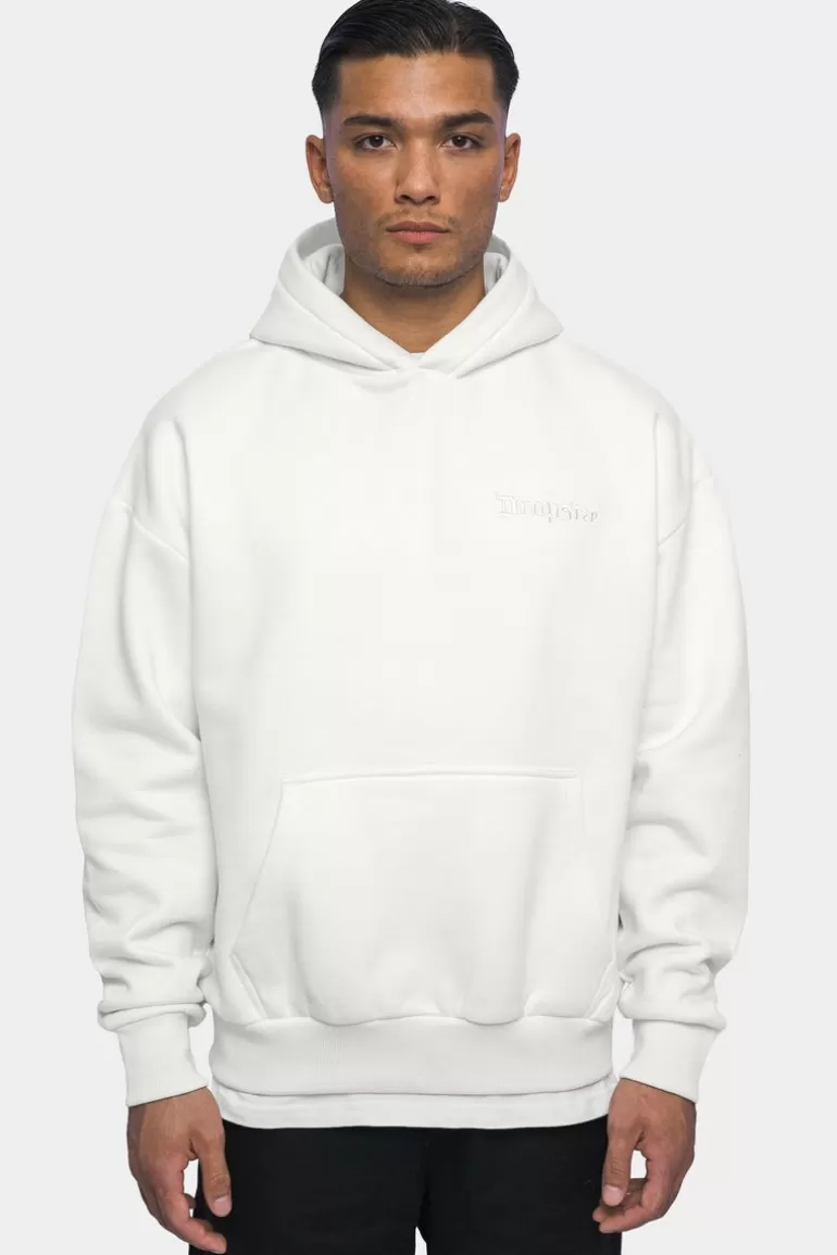 Cheap Dropsize Heavy Oversize V2 ''Crew Love'' Hoodie Cream White