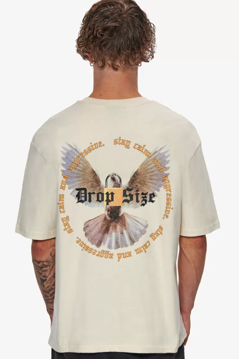 New Dropsize Heavy Oversize White Dove 2.0 T-Shirt Coconut Milk
