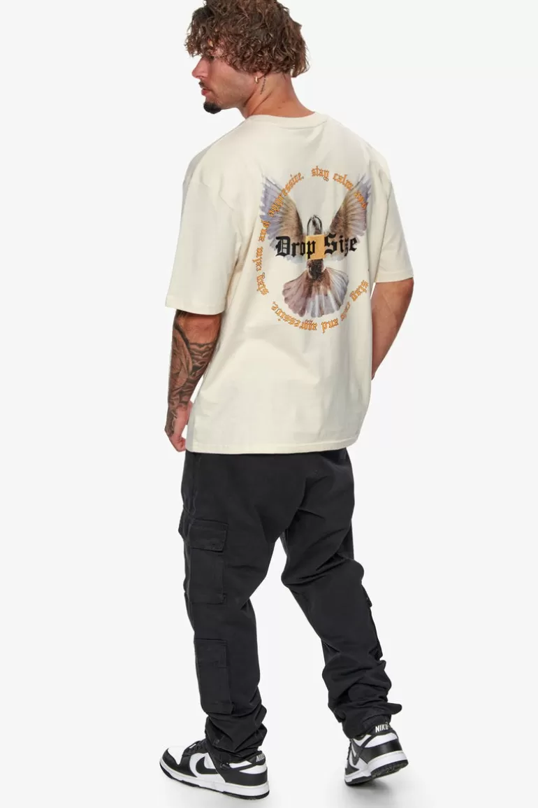 New Dropsize Heavy Oversize White Dove 2.0 T-Shirt Coconut Milk