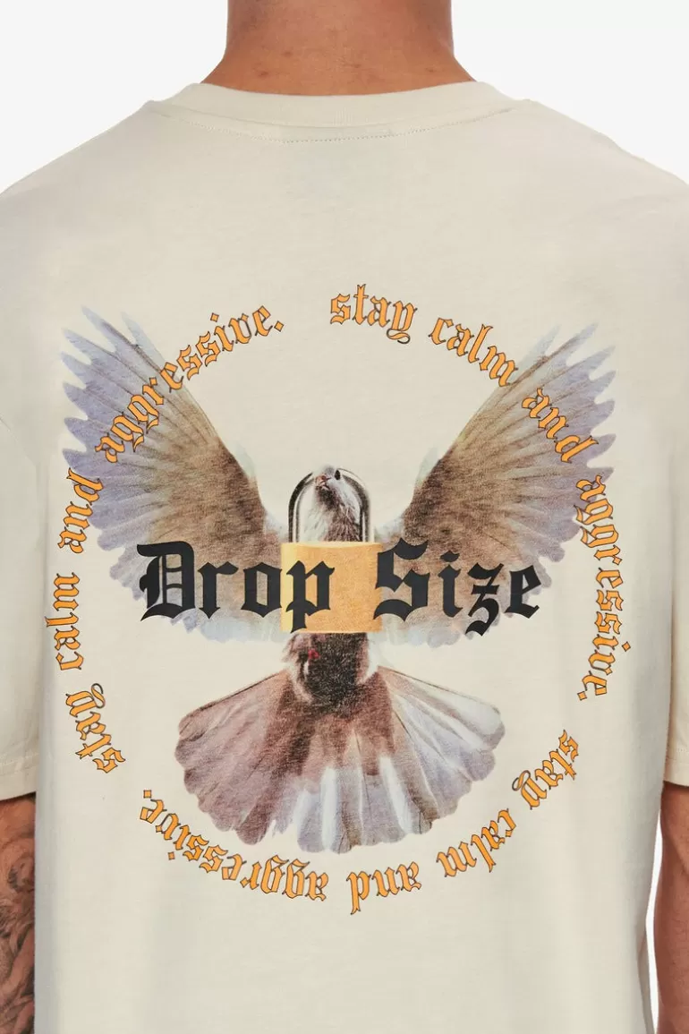 New Dropsize Heavy Oversize White Dove 2.0 T-Shirt Coconut Milk