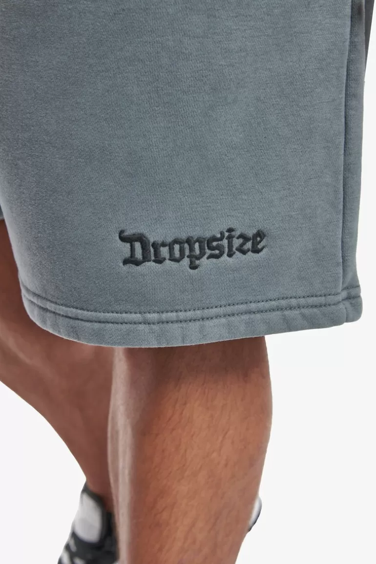 heavy_sweat_embo_short_washed_grey_3.webp Shop Dropsize Heavy Sweat Embo Short Washed Grey