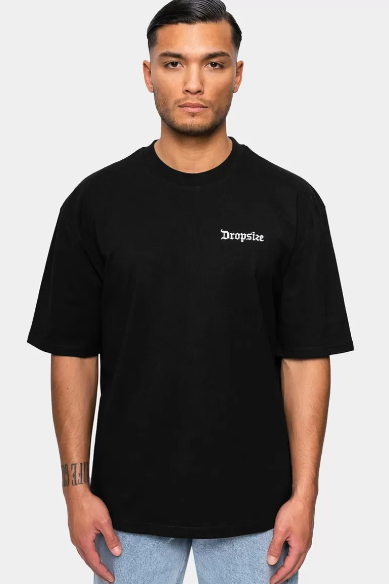 Best Sale Dropsize Heavy V2 Embo T-Shirt Black