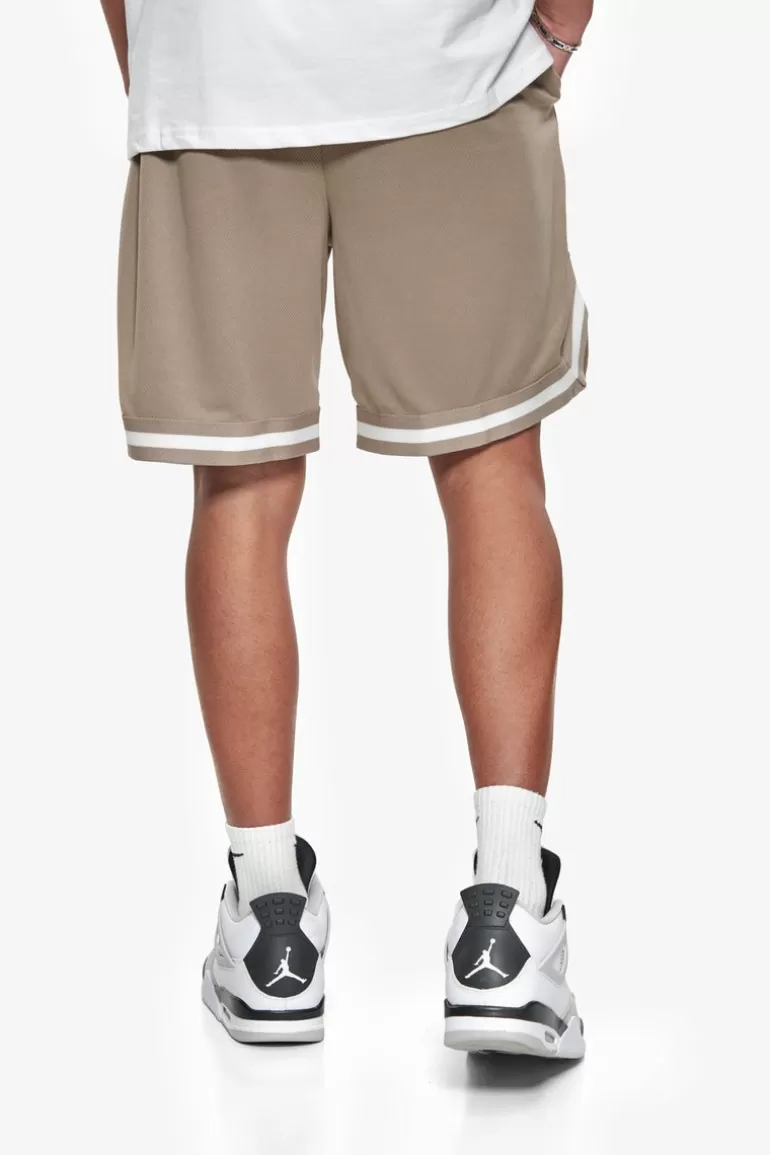 logo_mesh_short_simply_taupe_2.webp Shop Dropsize Logo Mesh Short Simply Taupe