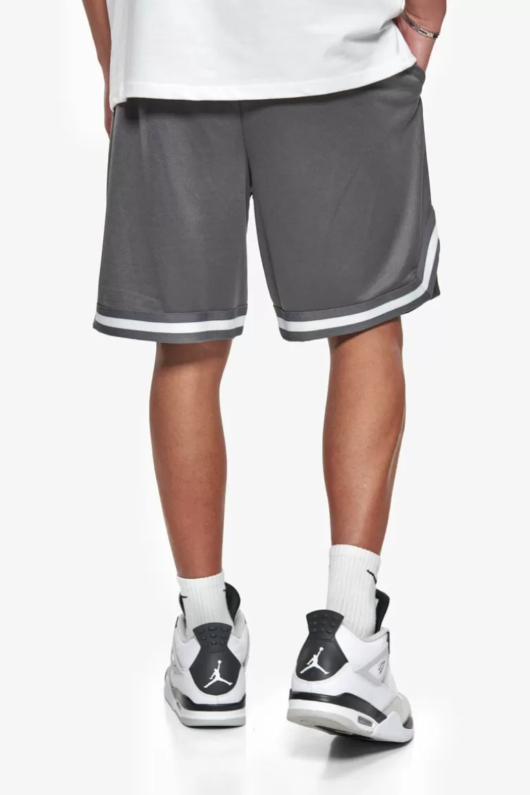 logo_mesh_short_steel_grey_3.webp Best Dropsize Logo Mesh Short Steel Grey