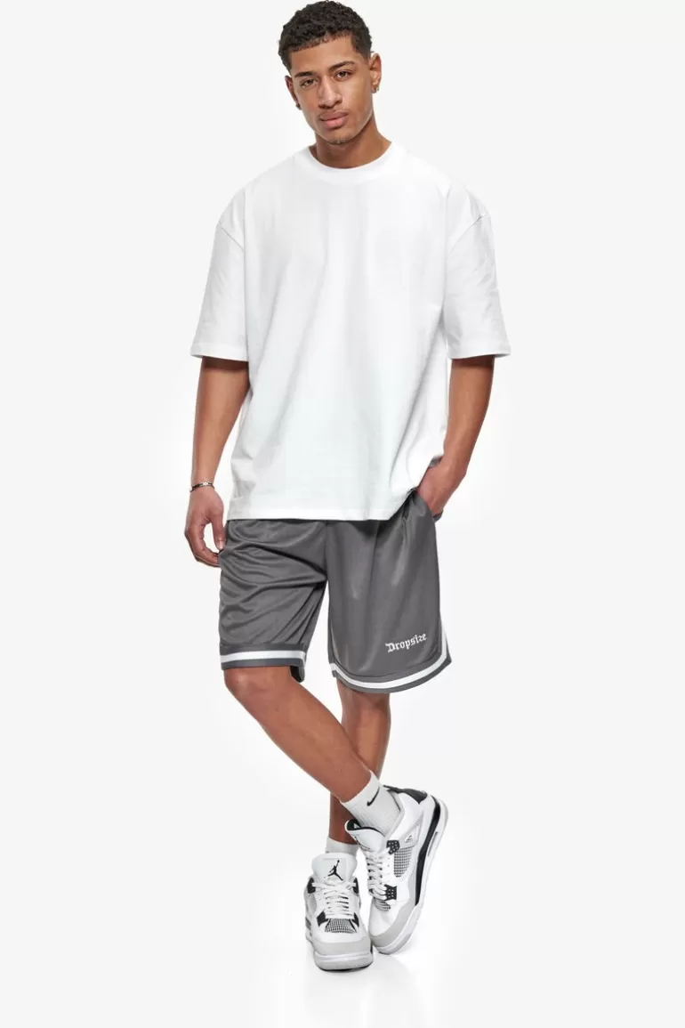 logo_mesh_short_steel_grey_4.webp Best Dropsize Logo Mesh Short Steel Grey
