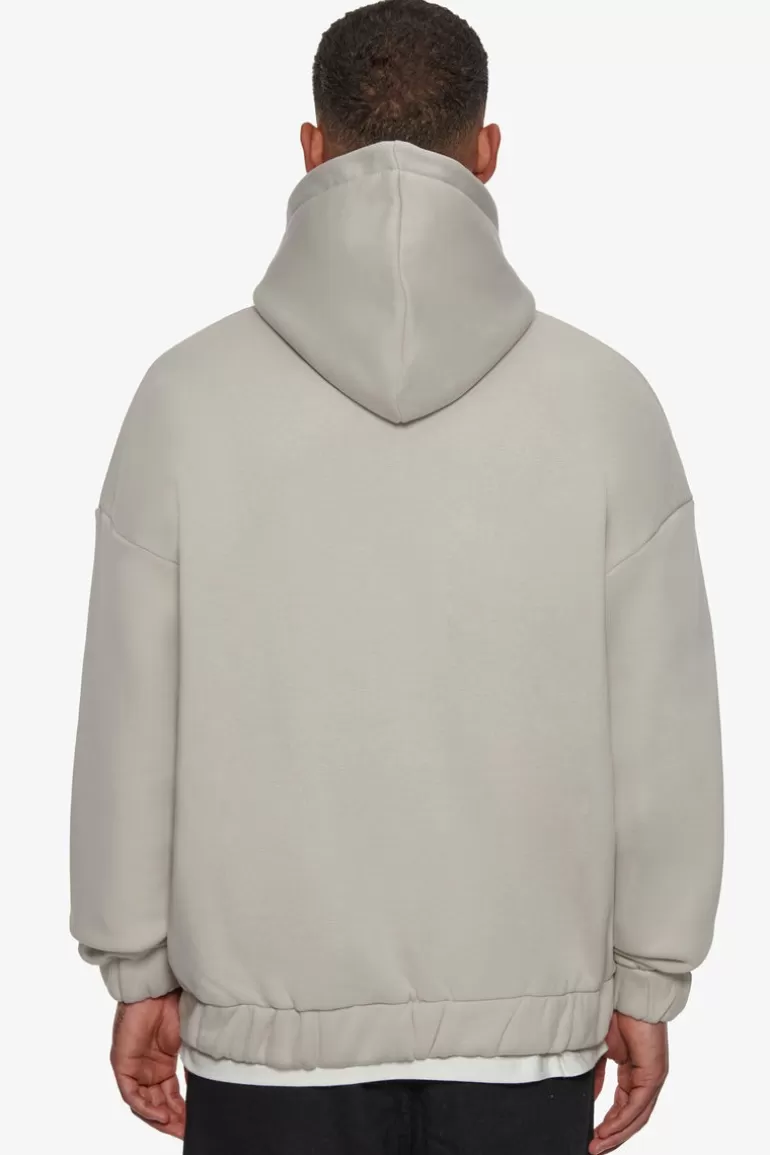 Flash Sale Dropsize Super Heavy Oversize Blank Zip Hoodie Moon Beam