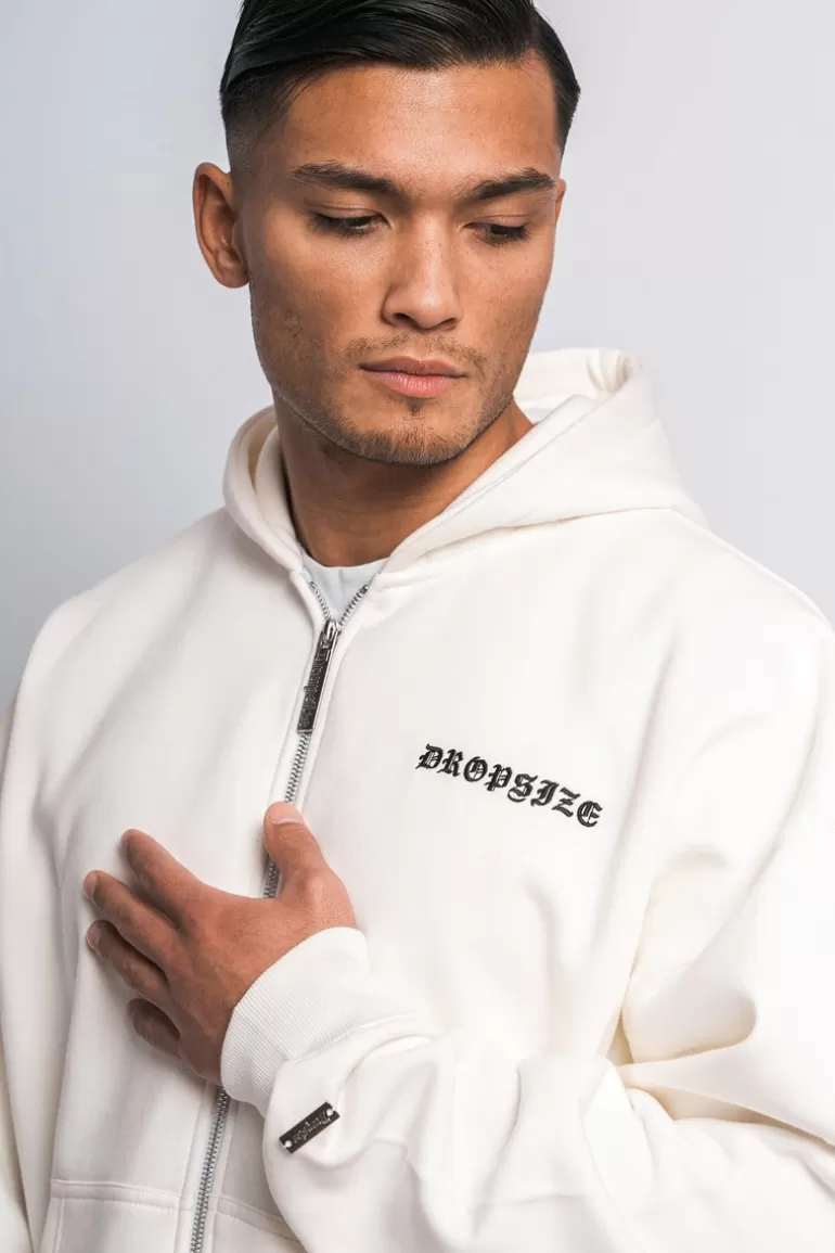 super_heavy_oversize_logo_zip_hoodie_cream_white_3.webp Shop Dropsize Super Heavy Oversize Logo Zip Hoodie Cream White